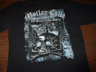 Motley Crue The Saints Of Los Angeles Authentic Concert Tee - Shirt 2010 Canadian