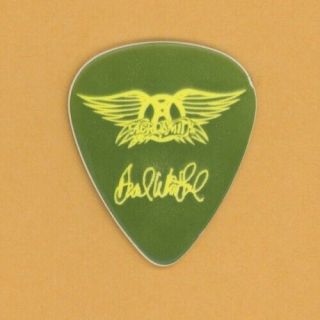 Aerosmith 2012 Global Warming Tour Issued Brad Whitford Stage Guitar Pick