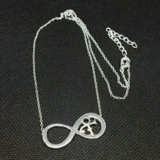 Silver Prince Rogers Nelson Love Symbol Infinity Necklace