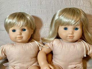 Listing For Gene Only: American Girl Bitty Baby Twins Boy/girl Dolls And Outfits