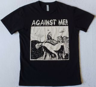 Against Me Size Small Black T - Shirt
