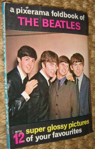 Beatles 1963 Pixerama Foldbook With 12 B&w Photos Inside,  V.  G.  C.
