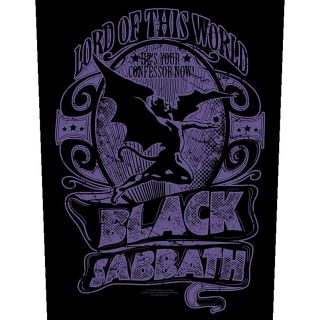Black Sabbath Lord Of This World 2015 Giant Back Patch 36 X 29 Cms Official Ozzy