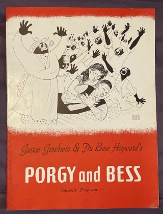 Vintage Porgy And Bess Souvenir Program 1940’s York Production