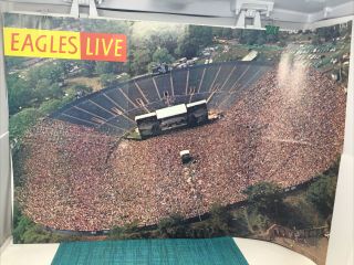 Eagles Concert Poster,  Double Sided,  From Album “eagles Live 86”