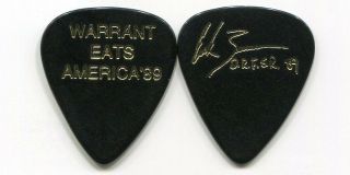 Warrant 1989 Dirty Rotten Tour Guitar Pick Erik Turner Custom Concert Stage