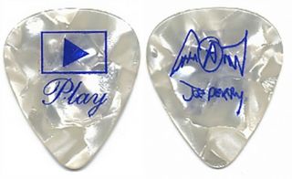 Aerosmith 2001 Just Push Play Concert Tour Joe Perry Signature Guitar Pick