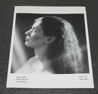 Lene Lovich Stiff Records Mike Owen Official 10x8 " Photo Session Photo