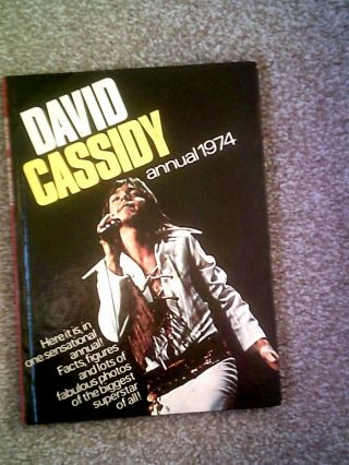 David Cassidy Annual 1974 Published 1973 Vintage Book