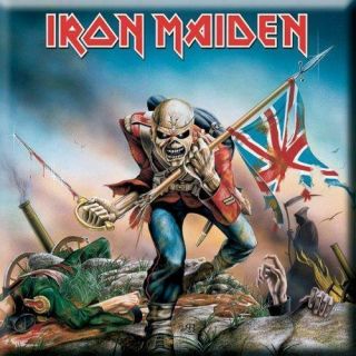 Official Licensed - Iron Maiden - The Trooper Fridge Magnet - Heavy Metal Eddie