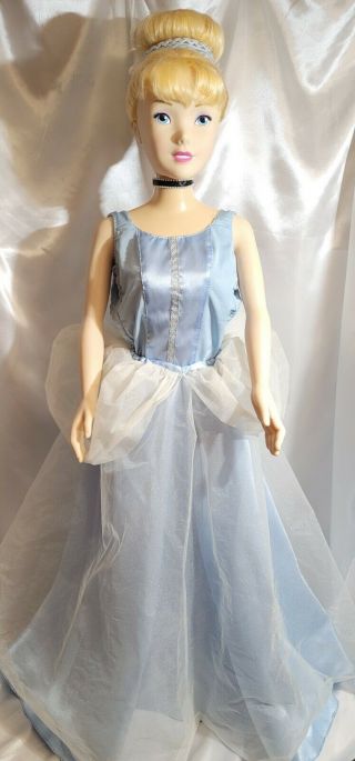 My Life Size 36 " Cinderella Princess Disney 2003 Doll Playmates Toys Inc Retired