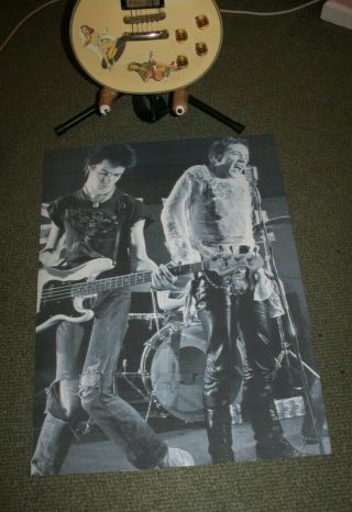 Sex Pistols Sid Vicious Johnny Rotten Poster Punk Rock God Save The Queen 1977