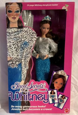Barbie Jewel Secrets Whitney Doll Nrfb 1986 3179