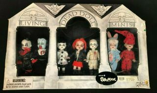 Mezco 2003 Living Dead Dolls Minis Mausoleum Set Series 2 Horror Gothic