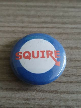 Vintage 1970/80/90s 25mm Squire Badge Mod Revival Band The Jam The Mods Badge