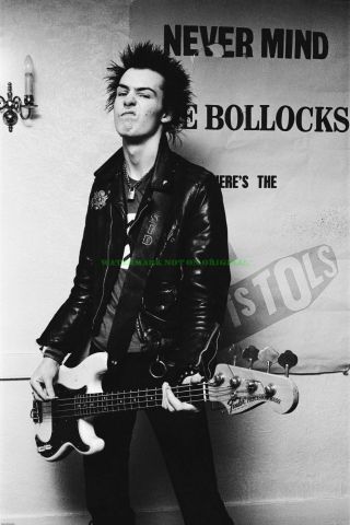 Sid Vicious Sex Pistols Legend Retro Vintage Classic Photo Poster Like A1 36 "