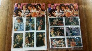 2x Vintage 1983 Rolling Stones Puffy Stickers