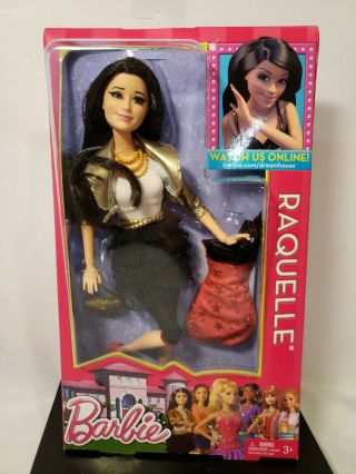 Life In The Dreamhouse Raquelle Barbie Doll & Fashion 2012 Mattel Y7441 Nrfb