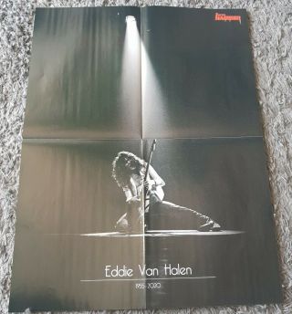 Eddie Van Halen Poster 57 X 45 Cm David Lee Roth Sammy Hagar Mammoth Wvh Kiss