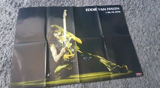 Eddie Van Halen Poster 82 X 59 Cm David Lee Roth Sammy Hagar Mammoth Wvh Kiss