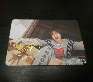 Bantan Bts J - Hope Signed Summer Package Photocard Yes Mag Official (unofficial)