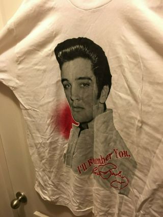 Elvis Presley T - Shirt Adult Xxl 100 Preshrunk Cotton From 1993 W/price Tag