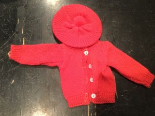 Doll Terri Lee Clothing Knit Sweater And Tam 1950s