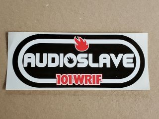 Audioslave Bumper Sticker Wrif Detroit