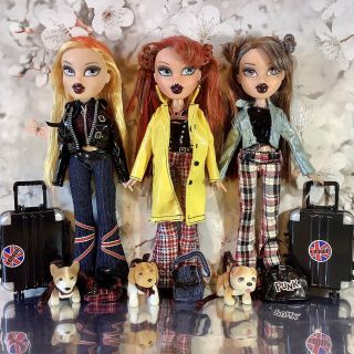 Bratz Doll Bundle Pretty N Punk World Destination London Uk Cloe Meygan Yasmin