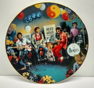 The Beatles " All You Need Is Love " Delphi Plate Ltd Ed No 5656d