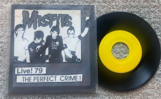 Misfits Vinyl,  Live 79 The Perfect Crime 7 " Rare Pressing