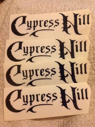 Cypress Hill Band Logo 4 Die Cut Stickers