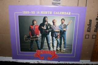 Vintage 1989 1990 Alabama Band 14 Month Calendar Fort Payne Randy Owen Rare