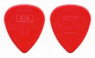 Rammstein Richard Z.  Kruspe Signature Red Molded Guitar Pick - 2016 Tour