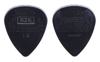Rammstein Richard Z.  Kruspe Signature Black Molded Guitar Pick - 2016 Tour