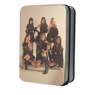 Kpop Ive Eleven Lomo Card Yujin 40pcs Polaroid Photocards Postcards In Iron Box