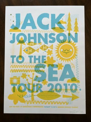 Jack Johnson Tour Poster 2010