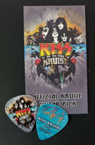 Kiss Kruise I Unplugged 101511 Paul Stanley Guitar Pick