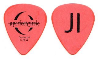 A Perfect Circle James Iha Orange Guitar Pick - 2004 Tour
