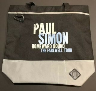Paul Simon Collector Vip Merchandise Tote Bag Homeward Bound Farewell Tour 2018