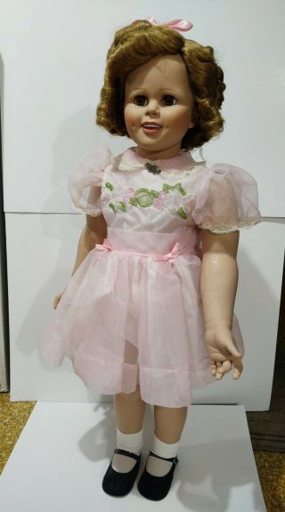 Shirley Temple Doll Playpal Life Size 1984 Vintage 34 " Pre - Owned Danbury.