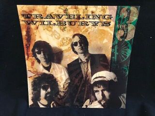 Traveling Wilburys Vol.  3 Promotional Lp Flat Nm Orig 1990 Petty Harrison Dylan