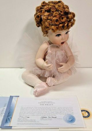 Franklin I Love Lucy Ballerina Porcelain Baby Doll With