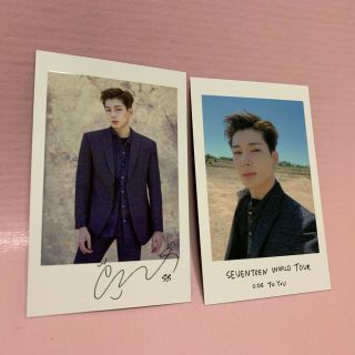 [wonwoo] Seventeen Official Polaroid Photocard 2019 World Tour Ode To You Goods