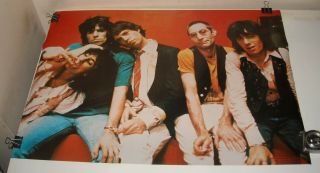Rolled 1978 The Rolling Stones Band Pinup Poster 20 X 28 Inches Pro Art