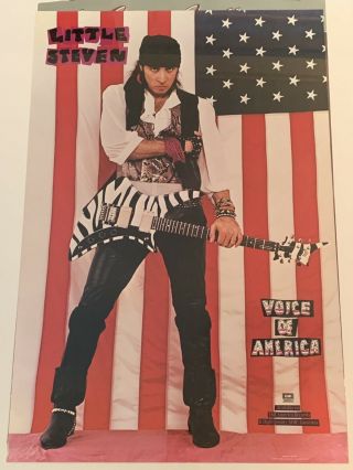 Little Steven Van Zant Voices Of America Promo Poster 25”x30”