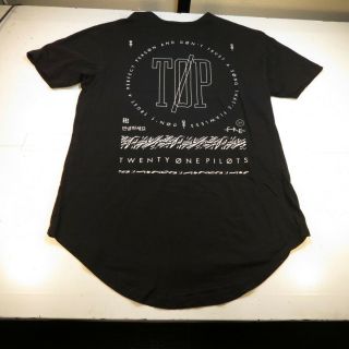 Twenty One Pilots Top Concert Tour Tee T Shirt Unisex L Black