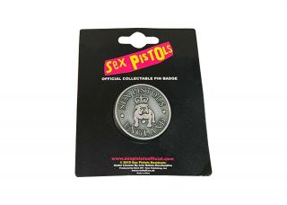 The Sex Pistols Stainless Steel Lapel Pin Johnny Rotten Sid Vicious Rock Punk