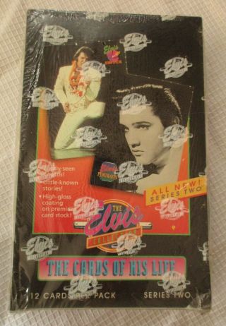 Factory Box Of 1992 River Group Elvis Presley Series 2 Trading Cards