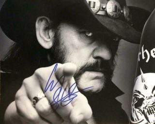 Reprint - Lemmy Kilmister Motorhead Autographed Signed 8 X 10 Photo Poster
